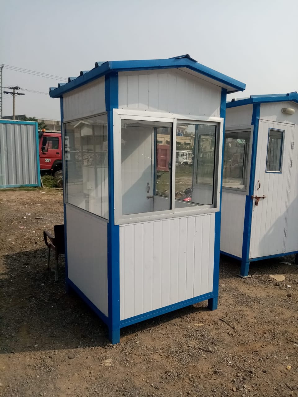 Construction site cabin
